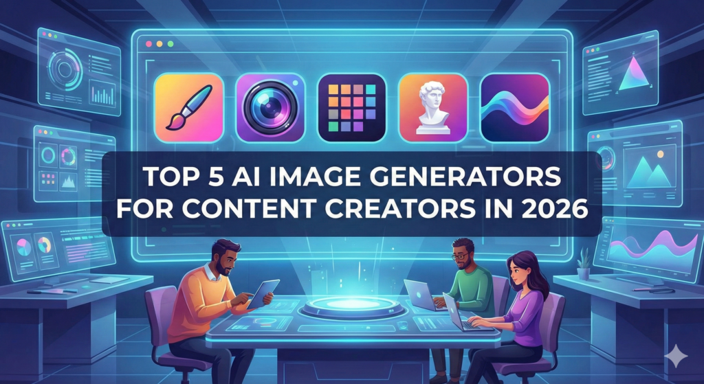Top 5 AI Image Generators for Content Creators in 2026